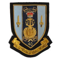 40 Commando Blazer Badge