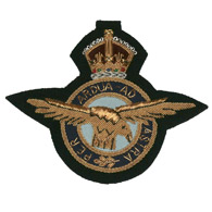 RAF George VI wire blazer badge