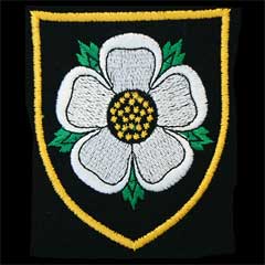 Yorkshire Rose Silk Blazer Badge