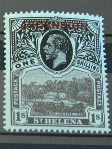 Ascension 1 Shilling 1922 Stamp