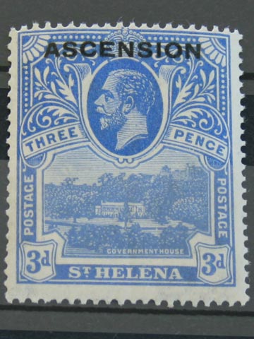 Ascension 3d 1922 SG5 Stamp