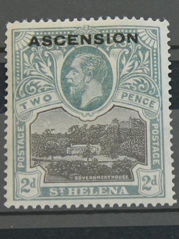 Ascension 2d 1922 SG4 Stamp