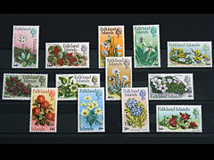 Falkland Islands 1971 Flowers Stamps