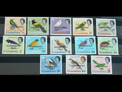 Gambia Independance 1965 Bird Stamps