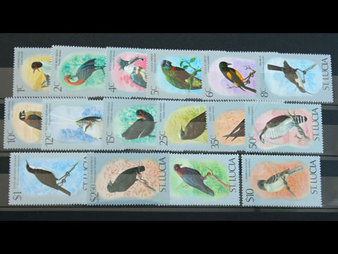 St. Lucia 1976 Birds Stamp Set