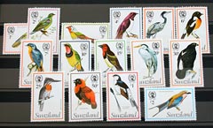Swaziland 1976 Birds Stamp Set Image 2