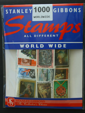 1000 Worldwide Stamps by Stanley Gibbons