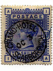 10 Shilling Blue PU SG183