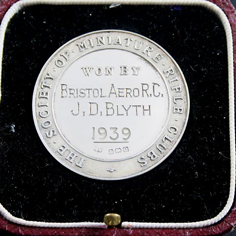 Rifle Club silver medallion 1939