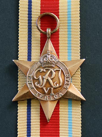 Africa Star WW2 Medal