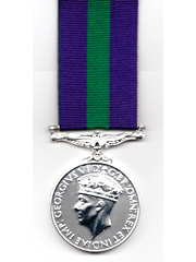 general service medal, George 6th