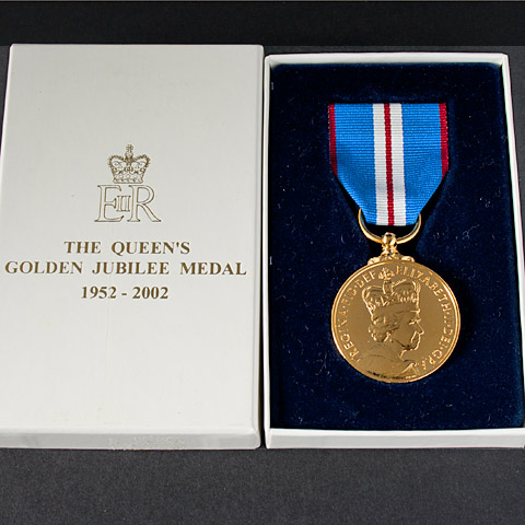 Golden Jubilee 2002 Boxed Original Medal