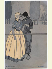 A.K. MacDonald Art postcard, Whispers