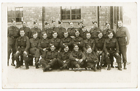 Green Howards 5 Platoon Group Photo 1941