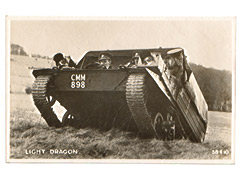 Light Dragon Tracked Vehicle Postcard