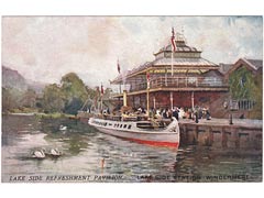 Lake Side Station Windermere Postcard
