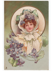 Raphael Tuck Art Nouveau Postcard