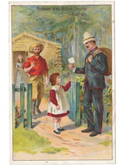 Postcard of Postmen of the British Empire: Australia