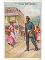 Postmen of the British Empire: Trinidad postcard