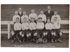 Ord Footballers Postcard - Northumberland