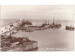 Seahouses Harbour Postcard - Northumberland