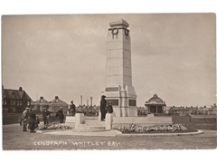 Whitley Bay Cenotaph Postcard - Northumberland