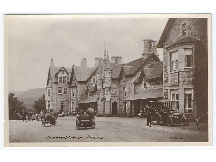 Invercauld Hotel, Braemar - Photographic Postcard