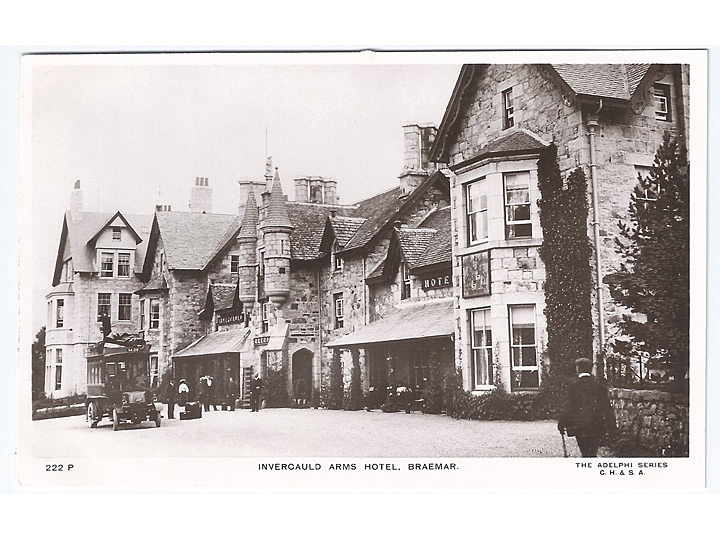 Invercauld Arms Hotel photographic postcard