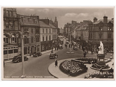 Dumfries High Street Photographic Postcard