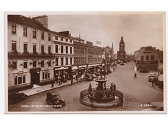 Dumfries High Street Photographic Postcard (2)