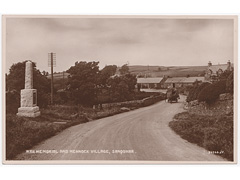 Mennock Village Sanquhar Photographic Postcard