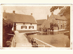 Photographic postcard of Beck Cottage Thronton Dale, Yorkshire