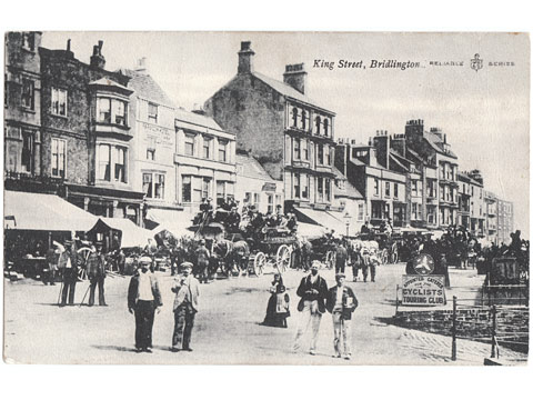 King Street Bridlington Postcard - Yorkshire