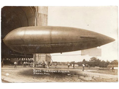 Beta The Army Airship Postcard