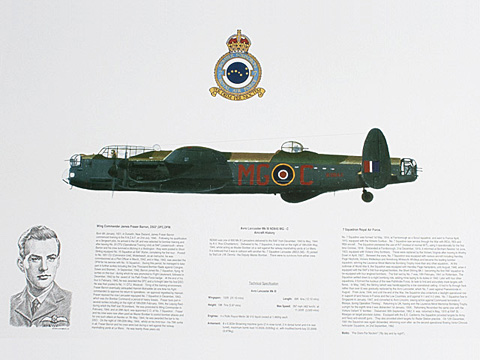 Avro Lancaster 7 Squadron RAF Print