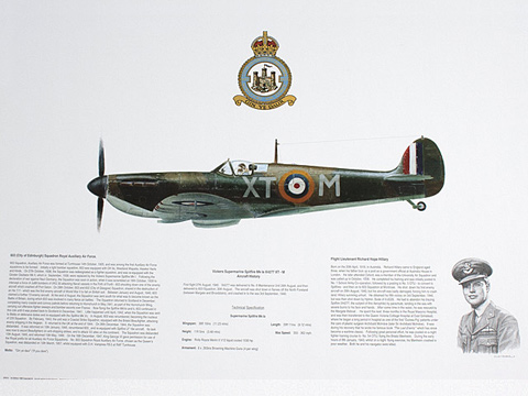 Supermarine Spitfire Mk1a 603 Squadron RAF Print