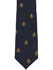 Royal Engineers logo tie