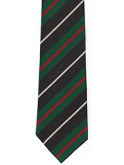 Royal Irish Rangers Striped Tie Image 2