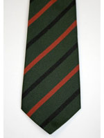 Royal Green Jackets striped tie