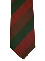 Royal Tank Regiment striped tie