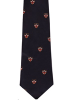 London University logo tie