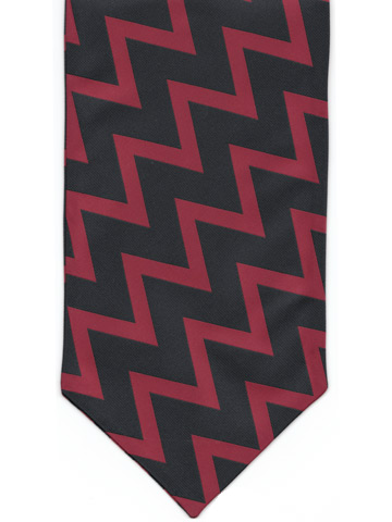 Royal Artillery Zig-Zag Striped Cravat