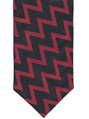 Royal Artillery Zig-Zag Striped Cravat Image 2