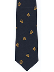 RAF Cap Badge logo on Navy tie