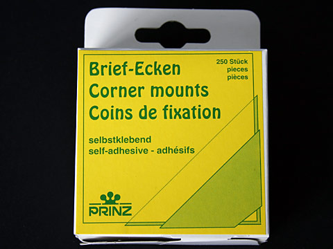 Box of 250 Self Adhesive Corner Mounts