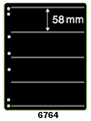 Prinz-System 7 Ring - 6764 Stamp Display Sheets