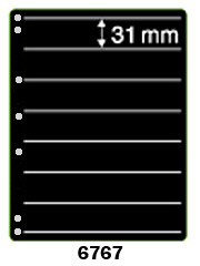 Prinz-System 7 Ring - 6767 Stamp Display Sheets