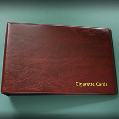 Cigarette Card Album - 2 Ring Binder - Red
