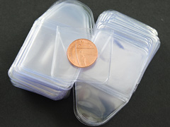Small Soft Clear Plastic Coin Wallets