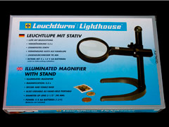 Illuminated Magnifier with Stand